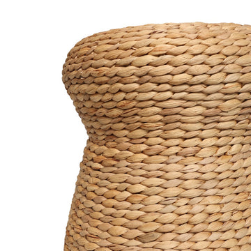 Alberto Modern Bohemian Hand-Woven Hyacinth Mushroom Stool